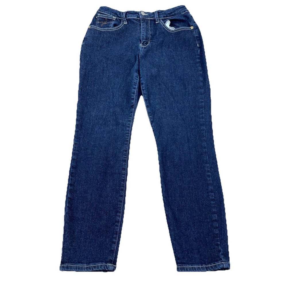 Judy Blue Jeans Women 7 28 Skinny Fit High Rise Dark Wash‎ Denim Pants Stretch